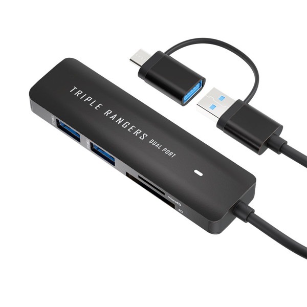 AREA �ޥ�������ץ��� TRIPLE RANGERS �դ��ĥݡ��� SD-UCRH2 USB3.0/SD������/MicroSD�������б� TypeC/USB��³ ��°������ܥǥ� �����ꥢ �ڥ���󥻥��Բġ��̳�ƻ����Υ�������Բġ� -������-