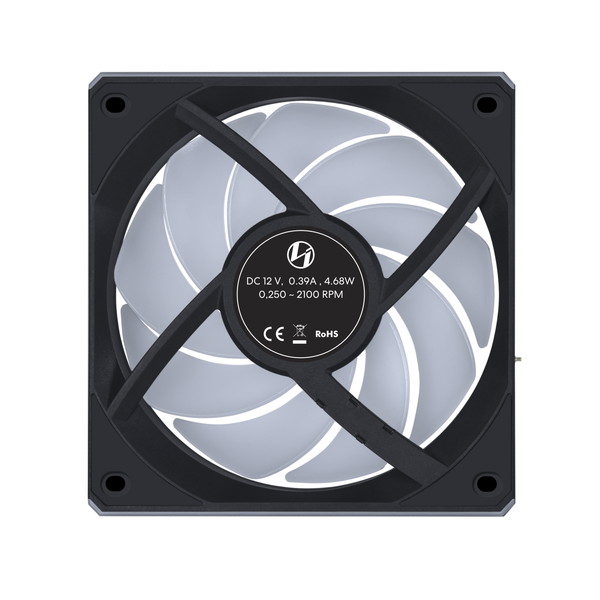 Lian Li �������ե��� UNI FAN CL FLEX 120  Black 12CL1F1B 120mm �֥�å� 1�ĥѥå� ñ�� ��ѥե���ڥ���󥻥��Բġ��̳�ƻ����Υ�������Բġ�