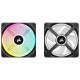 Corsair ���륻�� �������ե���(iCUE Link) iCUE LINK QX120 RGB, 120mm Magnetic Dome RGB Fan, Starter Kit CO-9051002-WW�ڥ���󥻥��Բġ��̳�ƻ����Υ�������Բġ� -������-