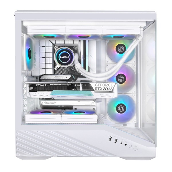 Lian Li �ꥢ��꡼ PC������ VECTOR V100 White E-ATX�б�(����246mm��) �ԥ顼�쥹�ڥ���󥻥��Բġ��̳�ƻ����Υ�������Բġ�