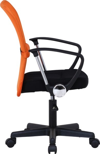 不二貿易 メッシュバックチェアー ハンター 肘付 OR H-298FA OR 商品コード90872【代引・日時指定・キャンセル不可・北海道沖縄離島配送不可】 -お取リ寄せ-