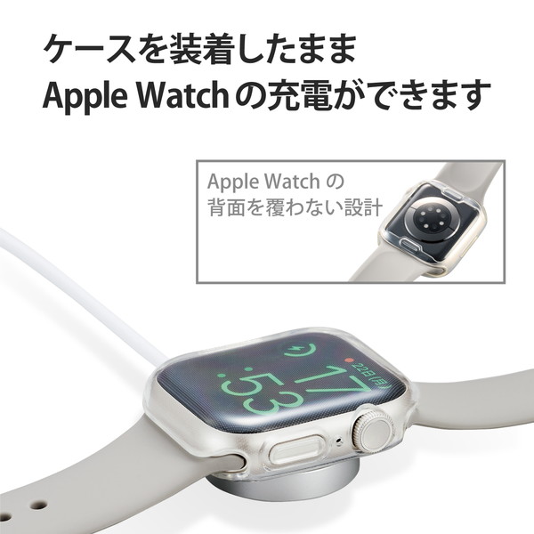 ELECOM ���쥳�� AW-21BFCUCR ���åץ륦���å� ���꡼�� 7 [ 41mm ] �ݸ���� �����ݸ� ���ե� TPU �ѵ��� ������ Ʃ���Ǻ� �ޥ������ɥåȲù� ���������ɻ� Apple Watch ���ꥢ�ڥ���󥻥��Բġ��̳�ƻ����Υ�������Բġ�