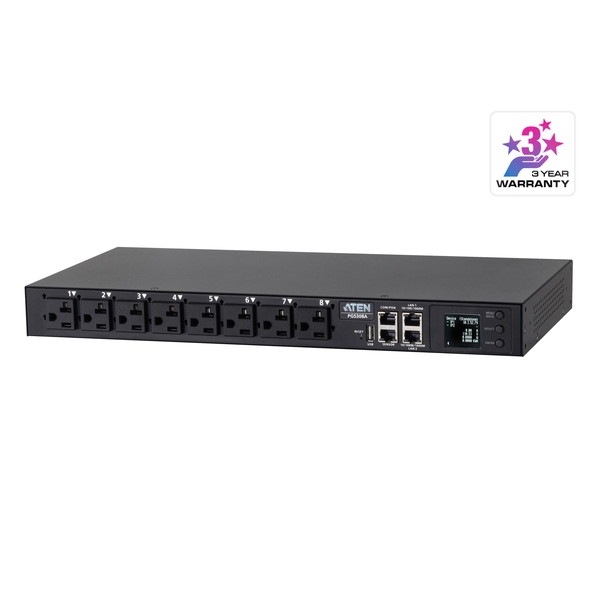 ATEN �Ÿ���¬��ǽ��ܥ�å��ޥ����PDU (1U / 30A / 8�ݡ���) PG5308A�ڥ���󥻥��Բġ��̳�ƻ����Υ�������Բġ�-������-