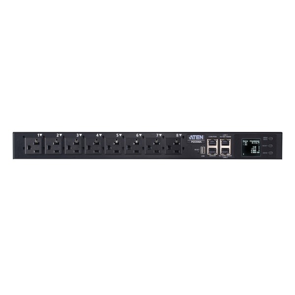 ATEN �Ÿ���¬��ǽ��ܥ�å��ޥ����PDU (1U / 30A / 8�ݡ���) PG5308A�ڥ���󥻥��Բġ��̳�ƻ����Υ�������Բġ�-������-