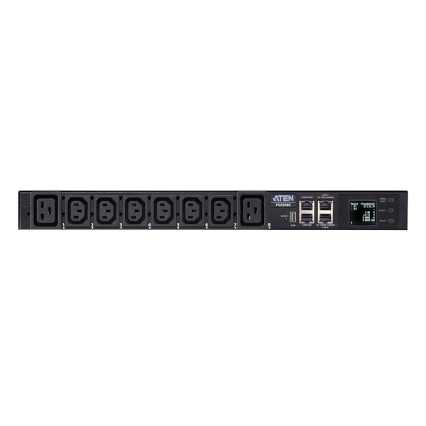ATEN �Ÿ���¬��ǽ��ܥ�å��ޥ����PDU (1U / 30A / 8�ݡ���) PG5308A�ڥ���󥻥��Բġ��̳�ƻ����Υ�������Բġ�-������-