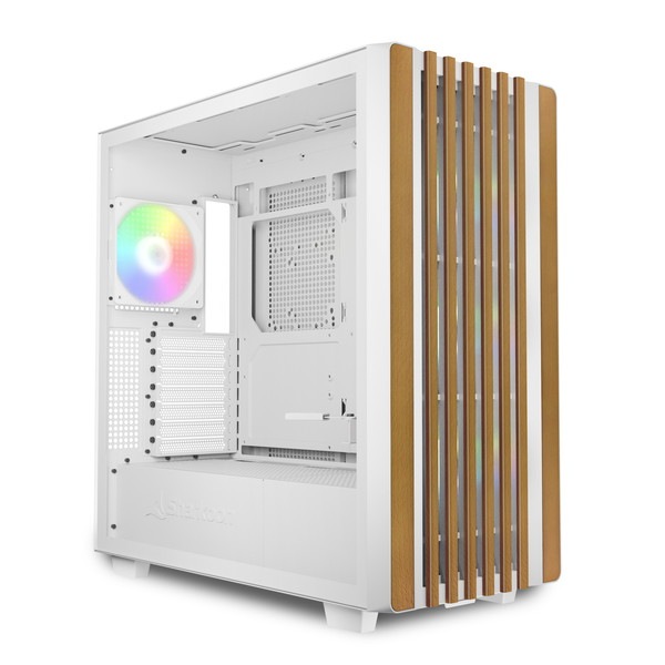 Sharkoon PC������ REBEL C70G RGB White �ߥɥ륿� ���饹�ѥͥ� �ۥ磻�� REBEL C70G WT �ڥ���󥻥��Բġ��̳�ƻ����Υ�������Բġ�
