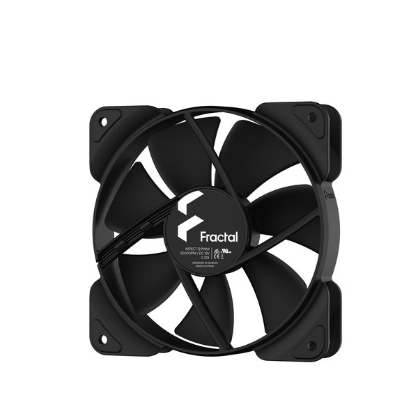 Fractal Design �������ե��� FD-F-AS1-1203 �ǥ���������������³���б� PWM Aspect 12 PWM Black �饤�ե�٥���� 120mm �ڥ���󥻥��Բġ��̳�ƻ����Υ�������Բġ� -������-