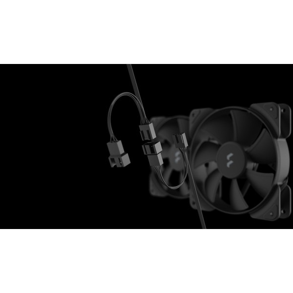 Fractal Design �������ե��� FD-F-AS1-1203 �ǥ���������������³���б� PWM Aspect 12 PWM Black �饤�ե�٥���� 120mm �ڥ���󥻥��Բġ��̳�ƻ����Υ�������Բġ� -������-
