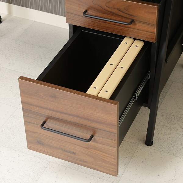 不二貿易 デスク クレバー ブラウン AA-1922 BR 商品コード18574【代引・日時指定・キャンセル不可・北海道沖縄離島配送不可】 -お取リ寄せ-