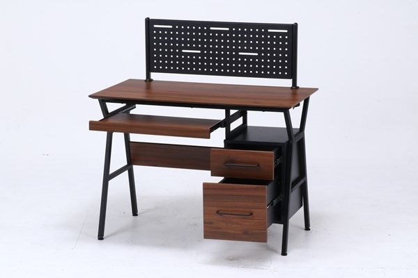 不二貿易 デスク クレバー ブラウン AA-1922 BR 商品コード18574【代引・日時指定・キャンセル不可・北海道沖縄離島配送不可】 -お取リ寄せ-