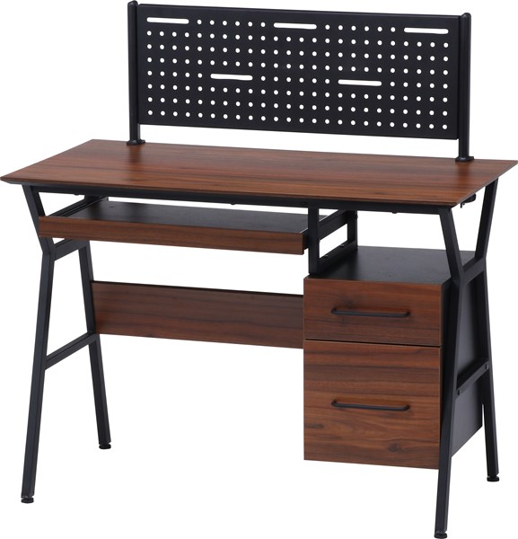 不二貿易 デスク クレバー ブラウン AA-1922 BR 商品コード18574【代引・日時指定・キャンセル不可・北海道沖縄離島配送不可】 -お取リ寄せ-