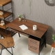 不二貿易 デスク クレバー ブラウン AA-1922 BR 商品コード18574【代引・日時指定・キャンセル不可・北海道沖縄離島配送不可】 -お取リ寄せ-