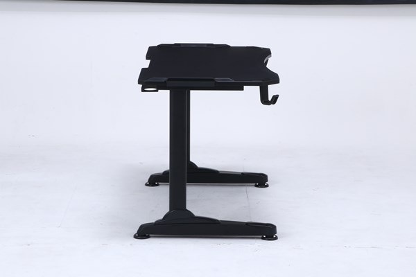 不二貿易 GAMING DESK XeNO(ゼノ)イージー01 FULL BK AA-1802 商品コード38130【代引・日時指定・キャンセル不可・北海道沖縄離島配送不可】 -お取リ寄せ-