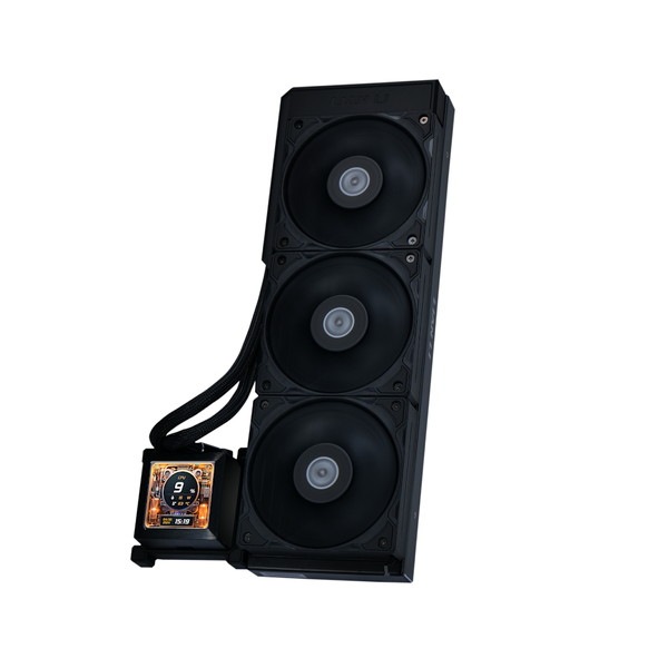 LIAN LI 水冷CPUクーラー HydroShift LCD 360S (LL-HS-LCD-360S-BK) ブラック 黒 光らない高性能冷却ファン搭載【キャンセル不可・北海道沖縄離島配送不可】