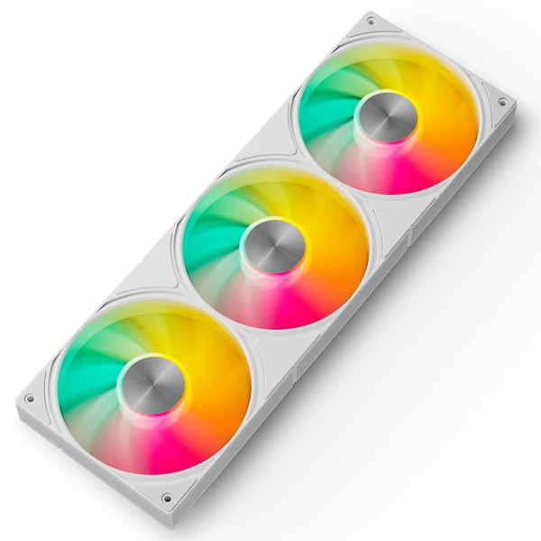 upHere 3連ケースファン U3TC3 白 RGB対応 【キャンセル不可・北海道沖縄離島配送不可】