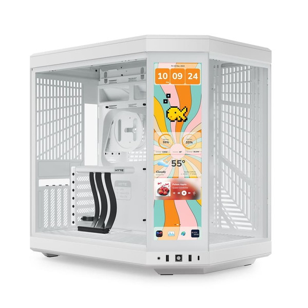 HYTE ���å��ѥͥ�վ���� �ߥɥ륿�PC������ 14.9" Y70 Touch Infinite Snow White ���Ρ��ۥ磻�� �ڥ���󥻥��Բġ��̳�ƻ����Υ�������Բġ�