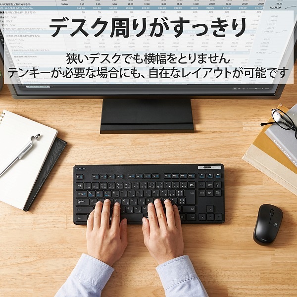 ELECOM ���쥳�� TK-FBM119KBK Bluetooth�ЎƎ����Ύގ��Ď� ���� �Ҏݎ̎ގڎݼ� ���� �ώَ��͎ߎ��؎ݎ����б� �̎ގ׎��� �ڥ���󥻥��Բġ��̳�ƻ����Υ�������Բġ�