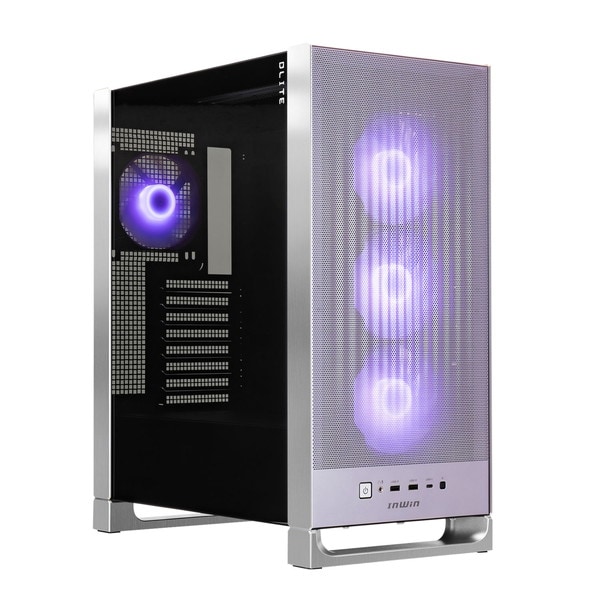 IN WIN DLITE Lilac Silver PC������ IW-CS-DLITEPUR-4XM120 �饤��å�����С� �ߥɥ륿� ATX / MicroATX / Mini-ITX�б� ΢�����ޥ����ܡ��ɥ��ݡ��� �Ⱦ���å���ѥͥ� ��������å���ǥ����� ���󥦥���ڥ���󥻥��Բġ��̳�ƻ����Υ�������Բġ�