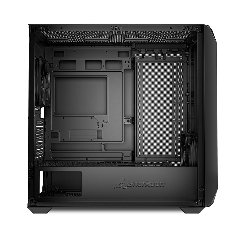Sharkoon PC������ SHA-MK3-BK �ե���2��ɸ����� �᥿�륵���ɥѥͥ� Micro-ATX�б� �֥�å� �ڥ���󥻥��Բġ��̳�ƻ����Υ�������Բġ�
