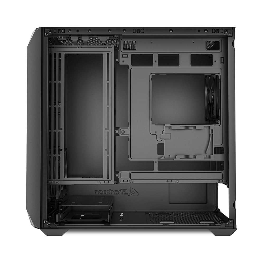 Sharkoon PC������ SHA-MK3-BK �ե���2��ɸ����� �᥿�륵���ɥѥͥ� Micro-ATX�б� �֥�å� �ڥ���󥻥��Բġ��̳�ƻ����Υ�������Բġ�