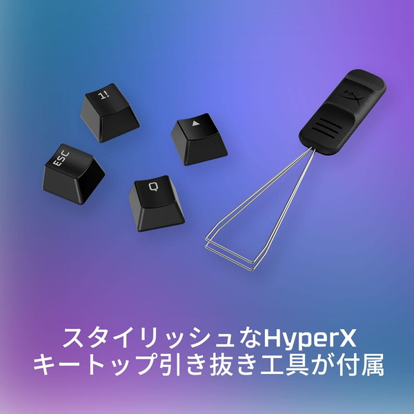HyperX ��������å� HyperX PBT Keycaps Full Key Set ���ܸ����� 108���� �ԥ� 519T9AA#ABJ �ڥ���󥻥��Բġ��̳�ƻ����Υ�������Բġ� -������-