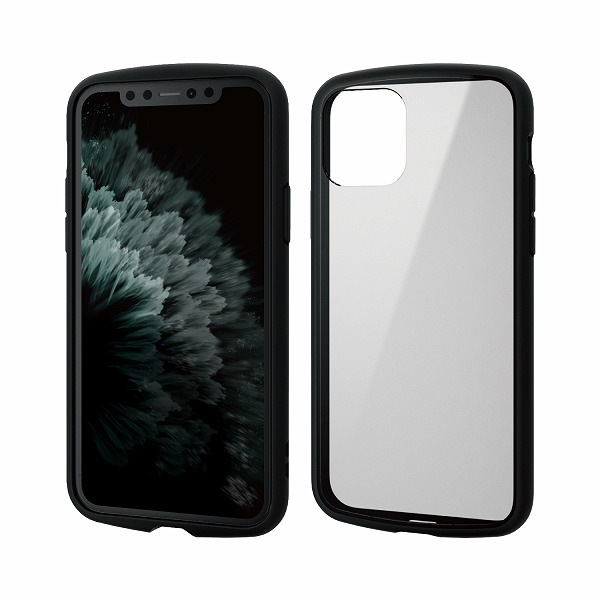 ELECOM ���쥳�� PM-A19BTSLFCBK iPhone 11 Pro TOUGH SLIM LITE �̎ڎ��ю��׎� �̎ގ׎��� �ڥ���󥻥��Բġ��̳�ƻ����Υ�������Բġ�