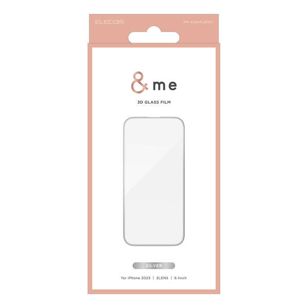 ELECOM ���쥳�� PM-A23AFLGFSV iPhone 15 ���ގ׎��̎��َ� �̎ڎ����դ� ��Ʃ�� &Me ���َʎގ��ڥ���󥻥��Բġ��̳�ƻ����Υ�������Բġ�