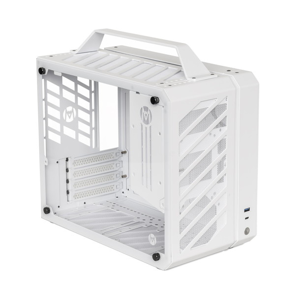 OWLTECH Mini-ITX��Micro-ATX�б� �ߥ�ITX PC������ Mechanic Master C28 C28-WH �ۥ磻�ȡڥ���󥻥��Բġ��̳�ƻ����Υ�������Բġ� -������-