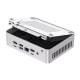 ASUS NUC 15 Pro+ Kit Silver RNUC15CRSU900000I Intel Core Ultra 9 Processor 285H シルバー インテル Core Ultra 9 プロセッサー 285Hを搭載する小型ベアボーンキット NUCキット(L6) Cyber Canyon/ARL-H 28W (U9 285H)/グラフィックス内蔵/Intel Wi-Fi 7 BE201 ACアダプターC5タイプ別途必要【キャンセル不可・北海道沖縄離島配送不可】 -お取り寄せ-