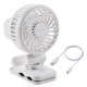 ELECOM ���쥳�� FAN-U253WH ���� ������ 2way < ��� / ����å� > USB Type-C ���ż� 3�ʳ�����Ĵ�� ����Ĵ�� �ۥ磻�� �ڥ���󥻥��Բġ��̳�ƻ����Υ�������Բġ�