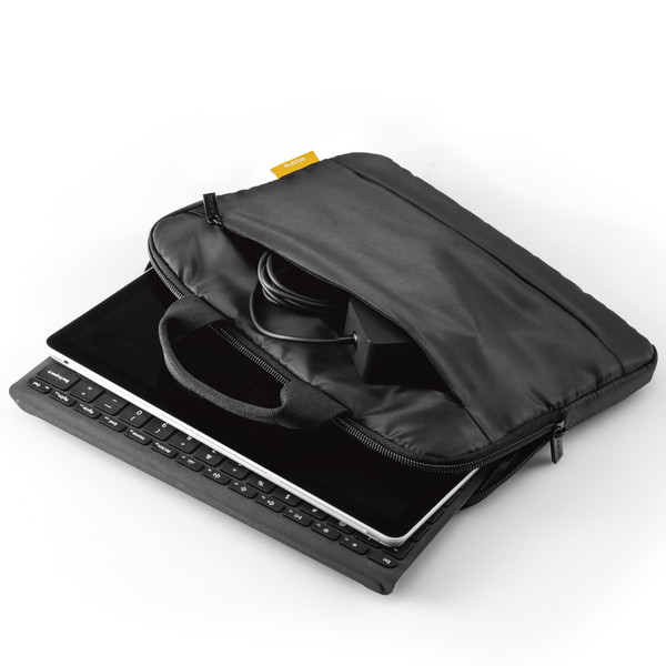 ELECOM エレコム TB-MSG3IBHBK Surface Go3 Go2 Go パソコンケース ハンドル付き 軽量設計 起毛素材 ポケット付 PCケース バッグインバッグ パソコンバッグ ブラック【キャンセル不可・北海道沖縄離島配送不可】