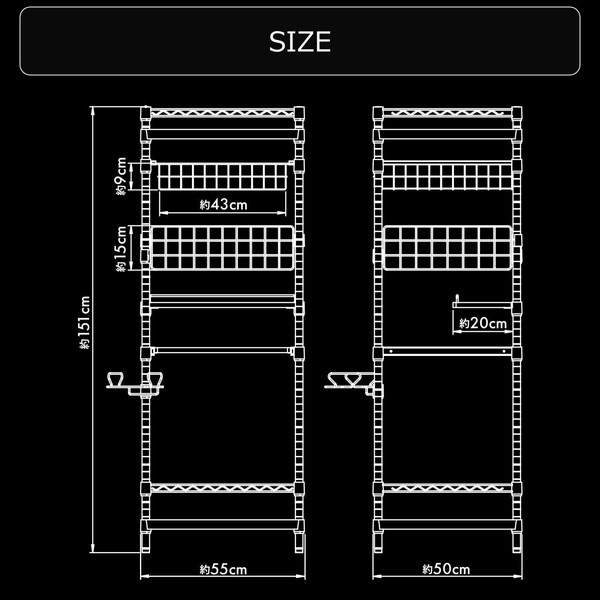 Bauhutte バウヒュッテ デスク飯パントリー BHS-550PA デスクでおいしいご飯を スライド天板付属 ゴミ袋ホルダー付き ブラック 【代引・日時指定・キャンセル不可・北海道沖縄離島配送不可】 -メーカー直送- ※メーカー在庫欠品中