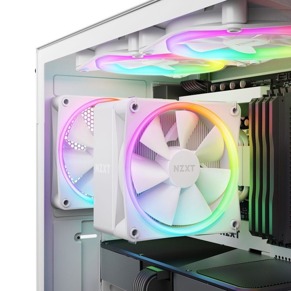 NZXT CPUクーラー F120RGBファン ホワイト RC-TR120-W1 【キャンセル不可・北海道沖縄離島配送不可】