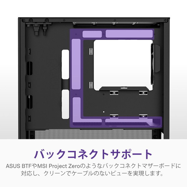 NZXT PC H3 FLOW ֥å CC-H31FB-01 ե1ɸ Micro-ATX/Mini-ITXб ΢ޥܡб ڥ󥻥Բġ̳ƻΥԲġ --