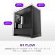 NZXT PC H3 FLOW ֥å CC-H31FB-01 ե1ɸ Micro-ATX/Mini-ITXб ΢ޥܡб ڥ󥻥Բġ̳ƻΥԲġ --