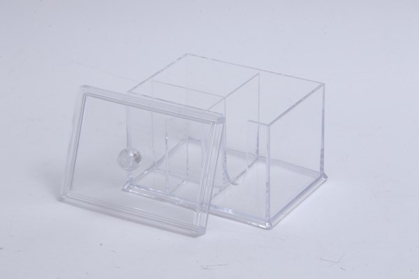不二貿易 PSコスメ収納 コットン・綿棒ケース 6014 商品コード14386【代引・日時指定・キャンセル不可・北海道沖縄離島配送不可】 -お取リ寄せ-