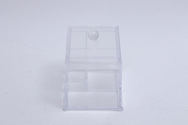 不二貿易 PSコスメ収納 コットン・綿棒ケース 6014 商品コード14386【代引・日時指定・キャンセル不可・北海道沖縄離島配送不可】 -お取リ寄せ-