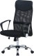 不二貿易 メッシュハイバックチェアー HF-98BK ブラック HF-98BK 商品コード90878【代引・日時指定・キャンセル不可・北海道沖縄離島配送不可】 -お取リ寄せ-
