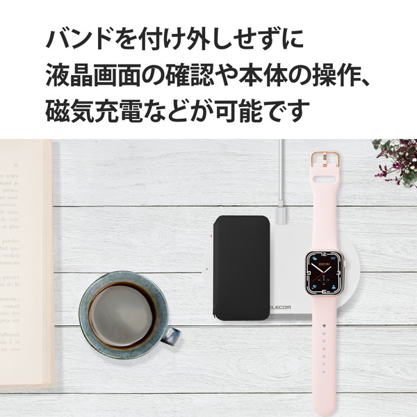 ELECOM ���쥳�� AW-41BDSCGPN ���åץ륦���å� �Х�� ���ꥳ�� 41 40 38mm �ԥ󥯡ڥ���󥻥��Բġ��̳�ƻ����Υ�������Բġ�