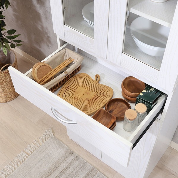 4953980522948 不二貿易 ハイキッチンキャビネット 180×60 オーク