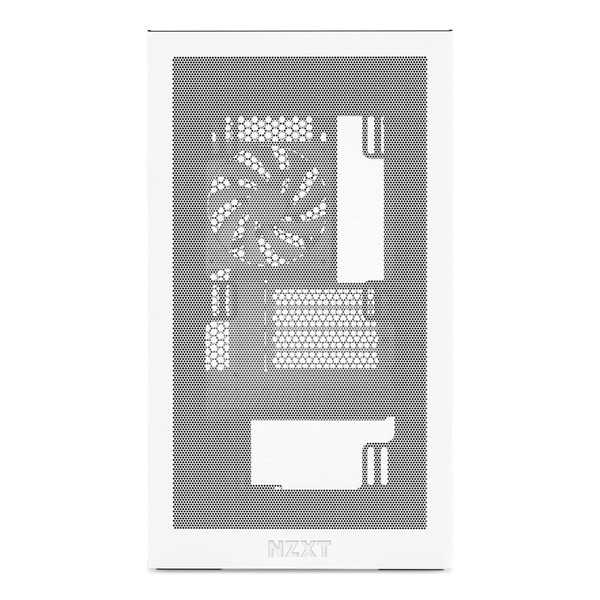 NZXT PCケース H3 FLOW ホワイト CC-H31FW-01 ファン1基標準搭載 Micro-ATX/Mini-ITX対応 裏配線マザーボード対応 【キャンセル不可・北海道沖縄離島配送不可】 -お取り寄せ-