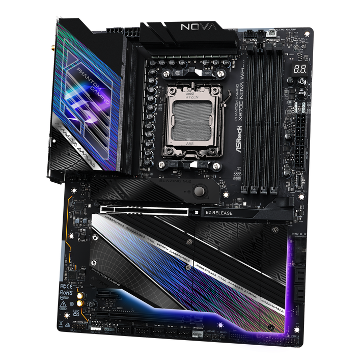 AsRock マザーボード ATX X870E Nova WiFi
