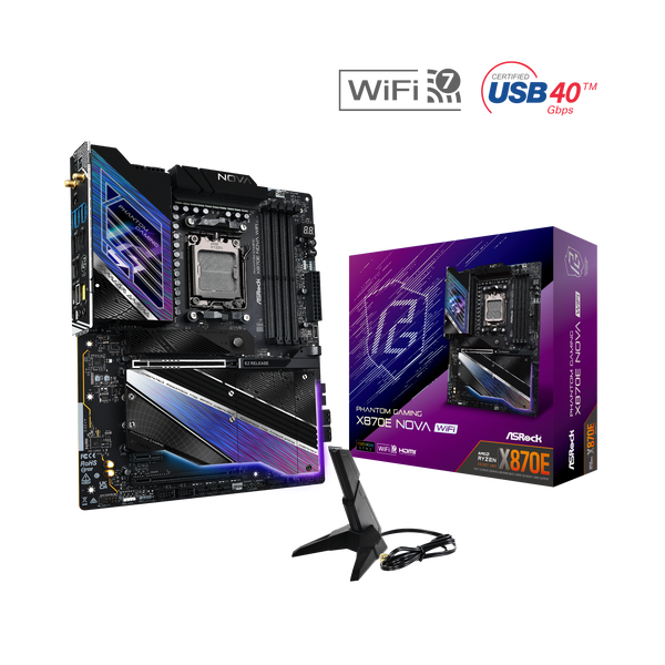 AsRock マザーボード ATX X870E Nova WiFi