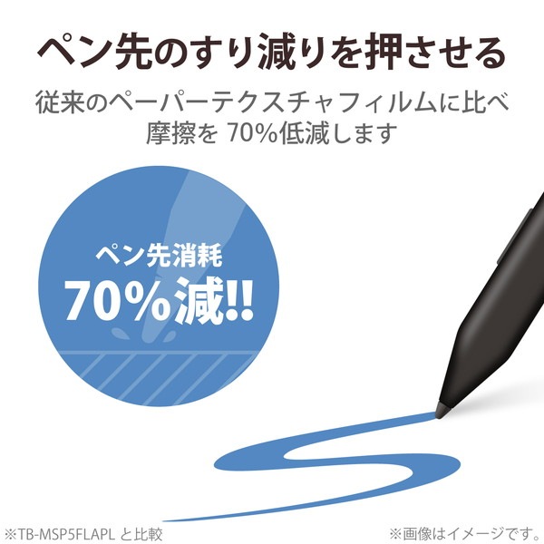 ELECOM ���쥳�� TB-MSP8FLAPLL Surface Pro 8  Surface Pro X �ե���� �ڡ��ѡ��饤�� ����Ȼ� ȿ���ɻ� �����ɻߡڥ���󥻥��Բġ��̳�ƻ����Υ�������Բġ�