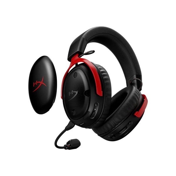 HyperX Cloud III S Wireless (Black/Red) �磻��쥹�����ߥ󥰥إåɥ��å� �Хåƥ꡼����120���� 2.4GHz�ϥ��ѡ����å��� �����ߥ� �إåɥ��å� �����ߥ󥰥إåɥۥ� �إåɥۥ� pc ps5 ps4 ̵�� Bluetooth �֥�å���å� A59Z0AA �ڥ���󥻥��Բġ��̳�ƻ����Υ�������Բġ� -������-
