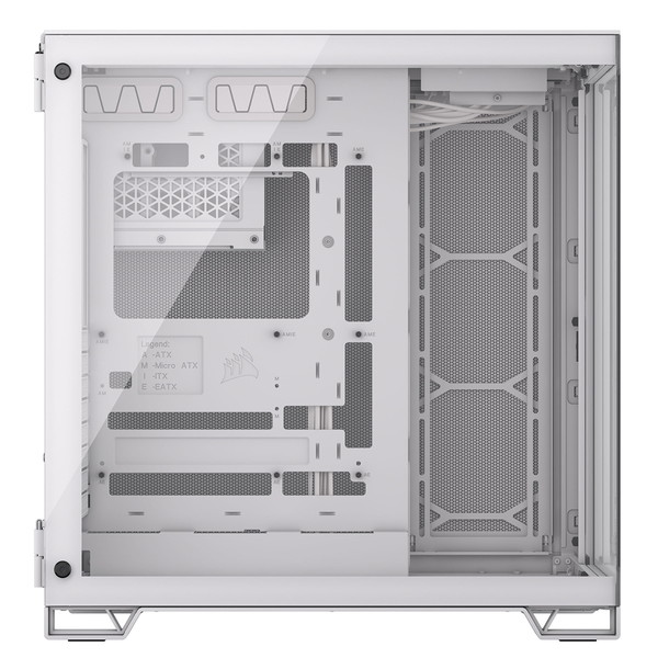 CORSAIR ���륻�� PC������ 6500X Tempered Glass WHITE CC-9011258-WW �ԥ顼�쥹 �������饹�ѥͥ���ܥߥɥ륿� �ۥ磻�� �� �ڥ���󥻥��Բġ��̳�ƻ����Υ�������Բġ�