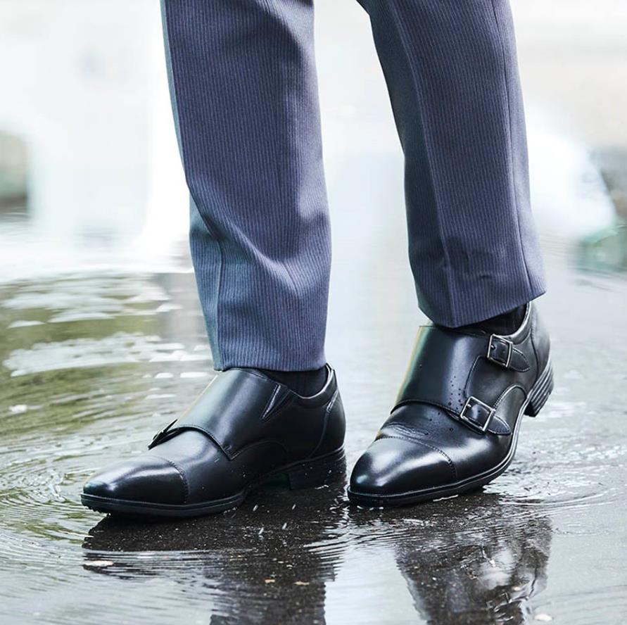 アシックス商事 texcy luxe(テクシーリュクス) ビジネスシューズ 本革 ゴアテックス メンズ ブラック 29.0cm TU-8004 -お取り寄せ品-【北海道沖縄離島は配送不可】