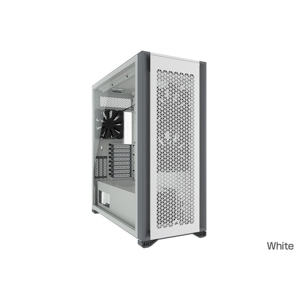 Corsair ���륻�� PC������ 7000D AIRFLOW Tempered Glass -White- CC-9011219-WW�ڥ���󥻥��Բġ��̳�ƻ����Υ�������Բġ� -������-