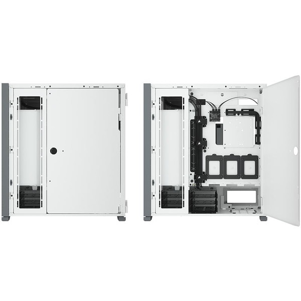 Corsair ���륻�� PC������ 7000D AIRFLOW Tempered Glass -White- CC-9011219-WW�ڥ���󥻥��Բġ��̳�ƻ����Υ�������Բġ� -������-
