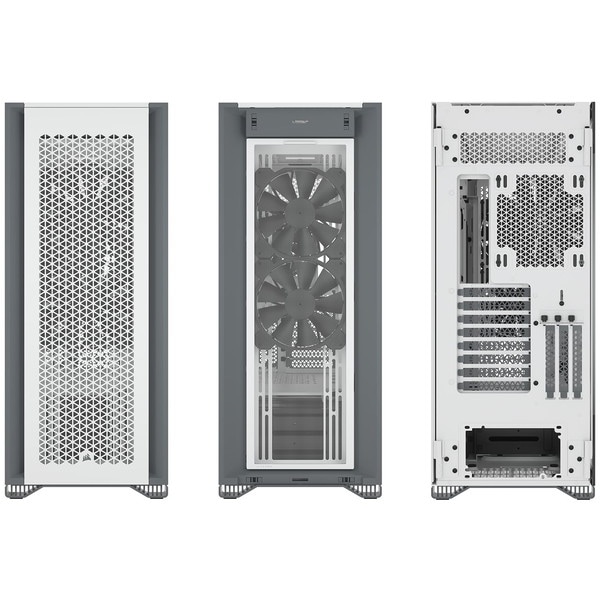 Corsair ���륻�� PC������ 7000D AIRFLOW Tempered Glass -White- CC-9011219-WW�ڥ���󥻥��Բġ��̳�ƻ����Υ�������Բġ� -������-